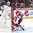 MONTREAL, CANADA - JANUARY 4: Russia's Ilya Samsonov #30 makes a stick save while USA's Jordan Greenway #12 looks on during semifinal round action at the 2017 IIHF World Junior Championship. (Photo by Matt Zambonin/HHOF-IIHF Images)

